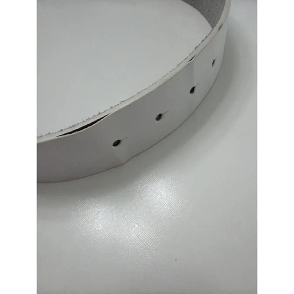 Nashville Music City Guitar Belt White Leather Western Country Size 36. 5143